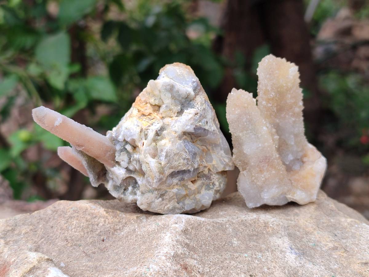 Natural Golden Limonite Spirit Quartz Crystals x 13 From Boekenhouthoek, South Africa - Toprock Gemstones and Minerals 