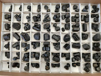 Natural Schorl Black Tourmaline Specimens x 154 from Zimbabwe