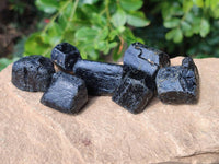 Natural Schorl Black Tourmaline Specimens x 154 from Zimbabwe
