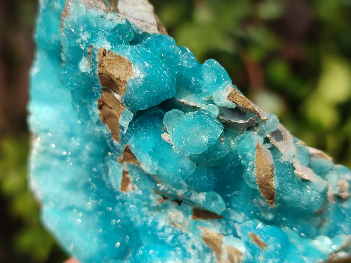 Natural Hemimorphite on Dolomite Specimens x 6 From Lupoto Mine, Congo - Toprock Gemstones and Minerals 