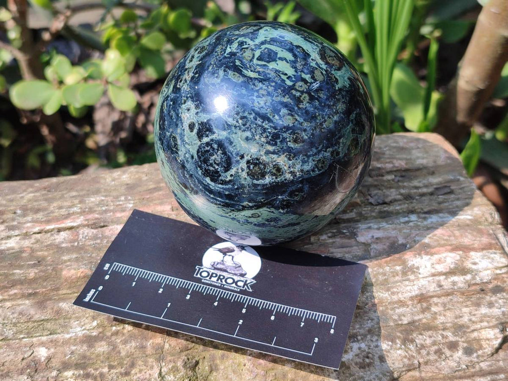 Polished Stromatolite Spheres x 4 From Katsepy, Madagascar - Toprock Gemstones and Minerals 