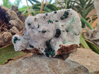 Natural Ball Malachite and Drusy Quartz On Dolomite Matrix Specimens x 1 From Kambove, Congo - Toprock Gemstones and Minerals 