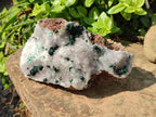 Natural Ball Malachite and Drusy Quartz On Dolomite Matrix Specimens x 1 From Kambove, Congo - Toprock Gemstones and Minerals 