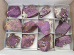 Natural Metallic Purpurite Specimens x 12 From Erongo, Namibia - Toprock Gemstones and Minerals 