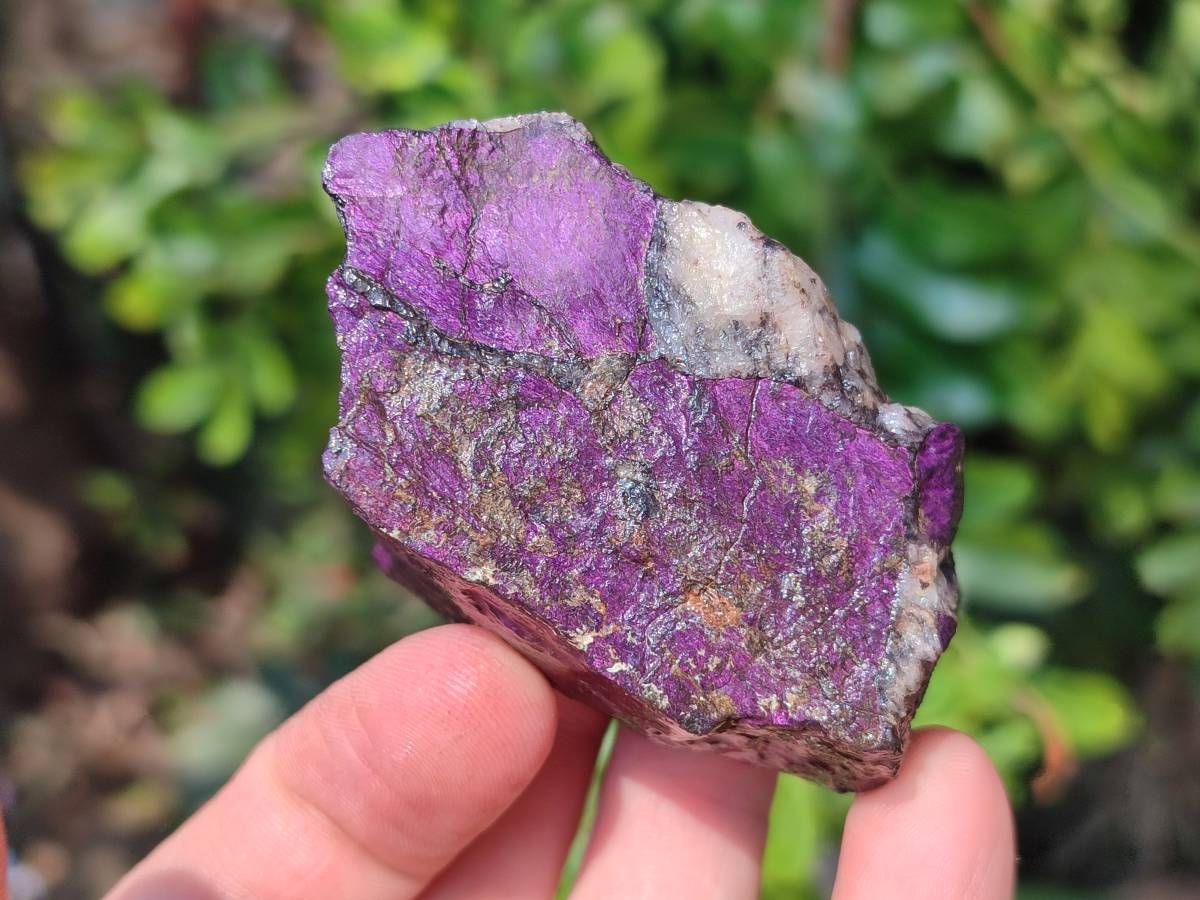 Natural Metallic Purpurite Specimens x 12 From Erongo, Namibia - Toprock Gemstones and Minerals 