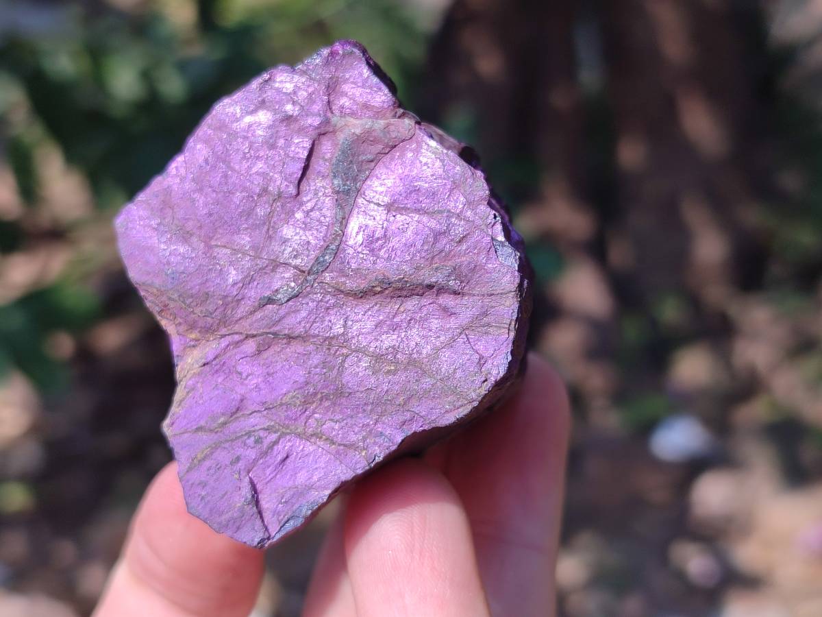 Natural Metallic Purpurite Specimens x 12 From Erongo, Namibia - Toprock Gemstones and Minerals 