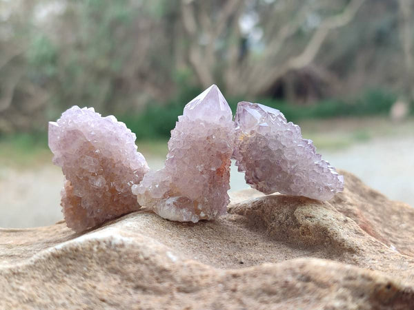 Natural Amethyst Spirit Quartz Crystals x 70 From Boekenhouthoek, South Africa