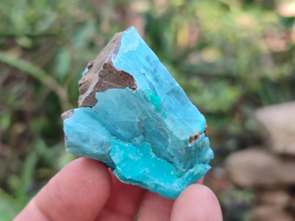 Natural Hemimorphite on Dolomite Specimens x 6 From Lupoto Mine, Congo - Toprock Gemstones and Minerals 
