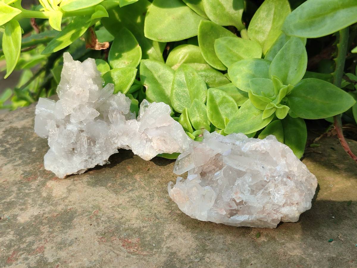 Natural Quartz Clusters x 24 From Madagascar - Toprock Gemstones and Minerals 