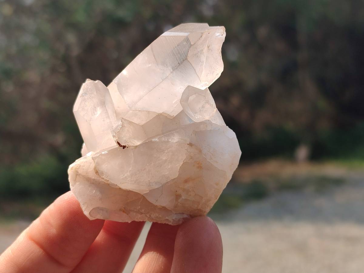 Natural Quartz Clusters x 24 From Madagascar - Toprock Gemstones and Minerals 