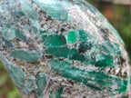 Polished Emerald Mica 'Mutokolite' Standing Free Forms x 3 From Mutoko, Zimbabwe - Toprock Gemstones and Minerals 