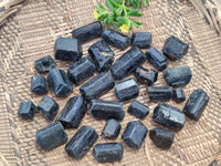 Natural Schorl Black Tourmaline Specimens x 111 From Zimbabwe