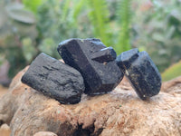 Natural Schorl Black Tourmaline Specimens x 111 From Zimbabwe
