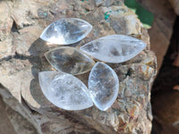 Polished Clear Quartz Crystals 'Angel Tears' x 35 From Madagascar