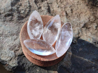 Polished Clear Quartz Crystals 'Angel Tears' x 35 From Madagascar