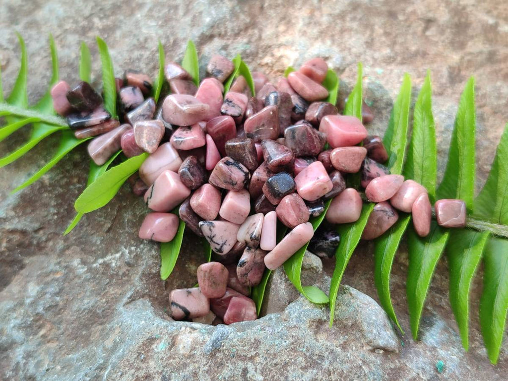 Polished Rhodonite Tumbled Stones x 6 Kg From Ambindavato, Madagascar - Toprock Gemstones and Minerals 