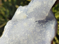Natural Blue Lace Agate Geode Specimens x 2 From Nsanje, Malawi