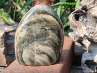 Polished Fuchsite Standing Free Forms x 4 From Madagascar