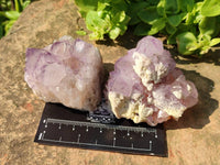 Natural Amethyst Spirit Quartz Clusters x 6 From Boekenhouthoek, South Africa