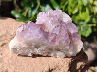 Natural Amethyst Spirit Quartz Clusters x 6 From Boekenhouthoek, South Africa