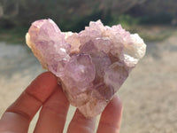 Natural Amethyst Spirit Quartz Clusters x 6 From Boekenhouthoek, South Africa