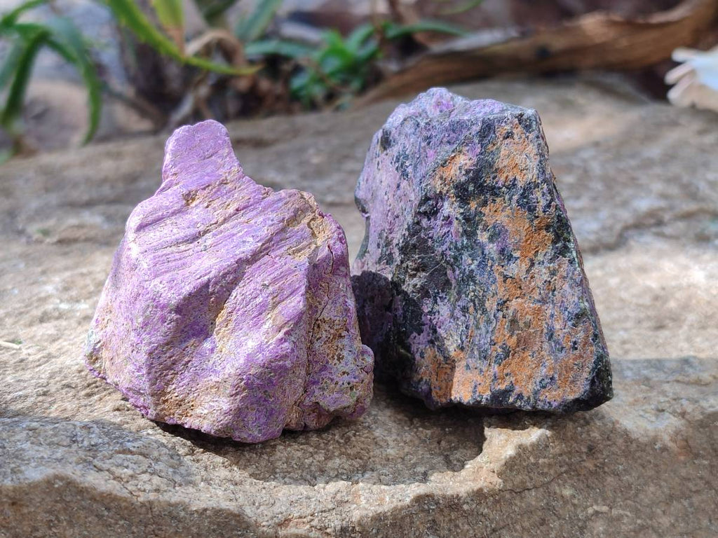 Natural Stichtite Cobbed Specimens x 24 From Barberton, South Africa - Toprock Gemstones and Minerals 