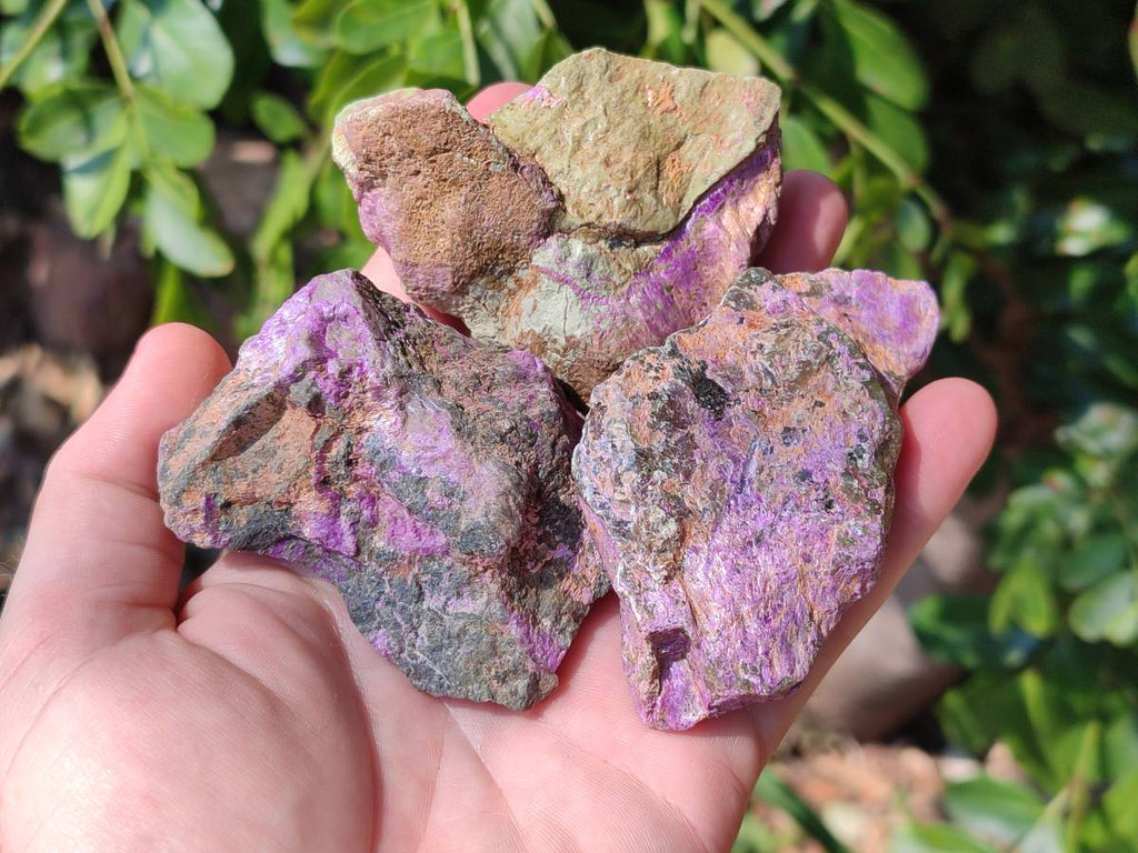 Natural Stichtite Cobbed Specimens x 24 From Barberton, South Africa - Toprock Gemstones and Minerals 