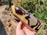 Polished Septerye Towers x 2 From Mahajanga, Madagascar