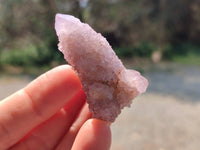 Natural Amethyst Spirit Quartz Clusters x 20 From Boekenhouthoek, South Africa