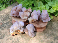 Natural Amethyst Spirit Quartz Clusters x 20 From Boekenhouthoek, South Africa
