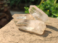 Natural Quartz Crystals x 35 From Madagascar