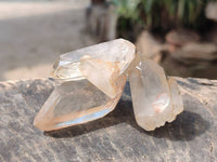 Natural Quartz Crystals x 35 From Madagascar