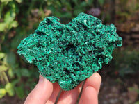 Natural Silky Malachite Specimens x 4 From Kasompe, Congo