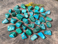 Polished Malacolla Free Forms x 70 From Kalukundi Mine, Congo
