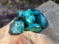 Polished Malacolla Free Forms x 70 From Kalukundi Mine, Congo