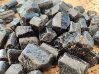 Natural Alluvial Schorl Black Tourmaline Crystals x 2.92 Kg Lot From Zimbabwe