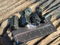 Natural Alluvial Schorl Black Tourmaline Crystals x 2.92 Kg Lot From Zimbabwe