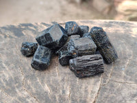 Natural Alluvial Schorl Black Tourmaline Crystals x 2.92 Kg Lot From Zimbabwe