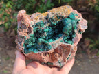 Natural Ball Malachite On Dolomite Matrix Specimen x 1 From Kambove, Congo - Toprock Gemstones and Minerals 