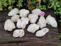 Natural Quartz Clusters x 12 From Madagascar