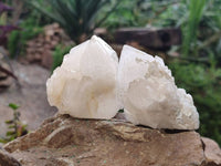Natural Quartz Clusters x 12 From Madagascar