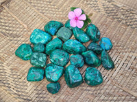 Polished Dioptase Free Forms x 22 From Likasi, Congo