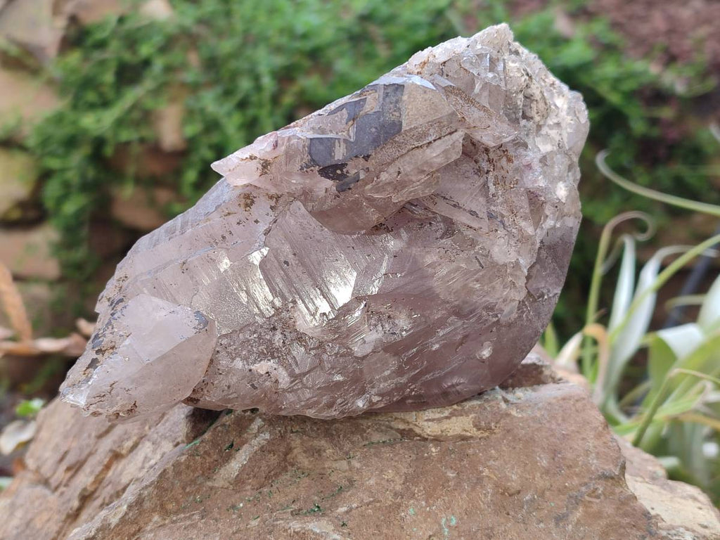 Natural Smokey Quartz Crystals x 3 From Zomba, Malawi - Toprock Gemstones and Minerals 