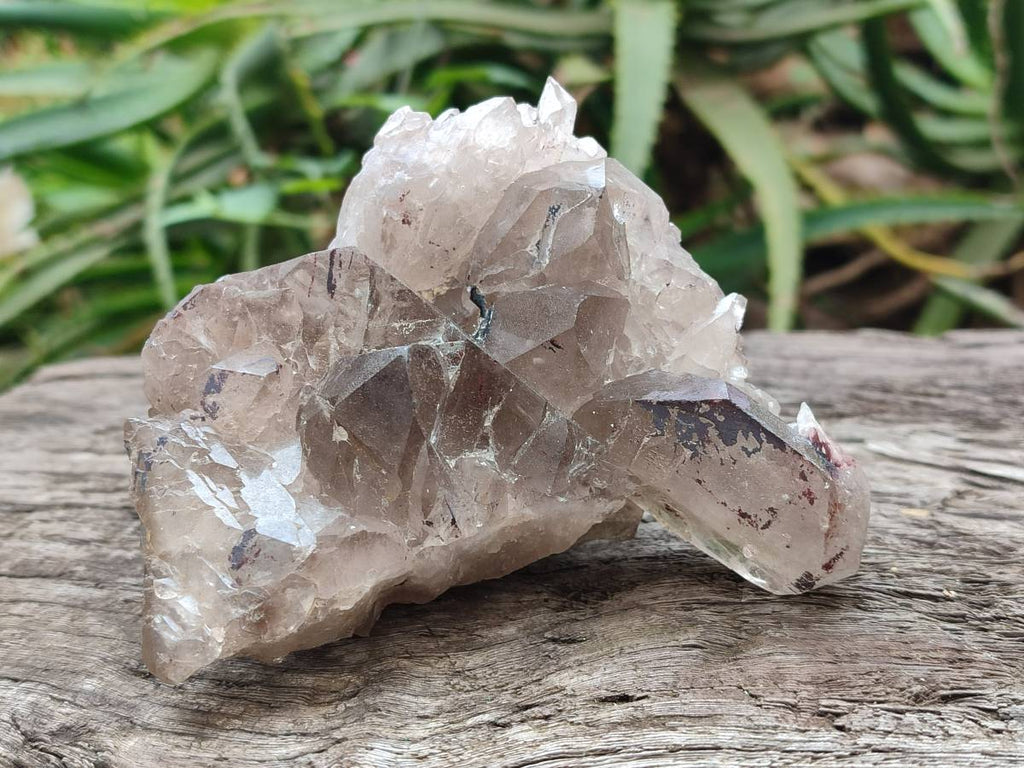 Natural Smokey Quartz Crystals x 3 From Zomba, Malawi - Toprock Gemstones and Minerals 