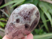 Polished Deep Purple Chevron Amethyst Standing Free Forms x 4 From Ankazobe, Madagascar