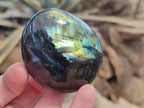 Polished Labradorite Palm Stones x 12 From Tulear, Madagascar - Toprock Gemstones and Minerals 