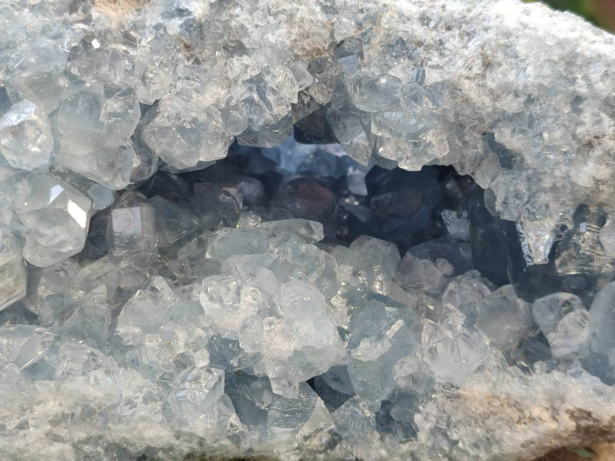 Natural Blue Celestite Crystal Specimen x 1 From Sakoany, Madagascar - Toprock Gemstones and Minerals 