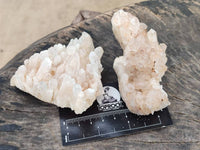 Natural Quartz Clusters x 12 From Madagascar