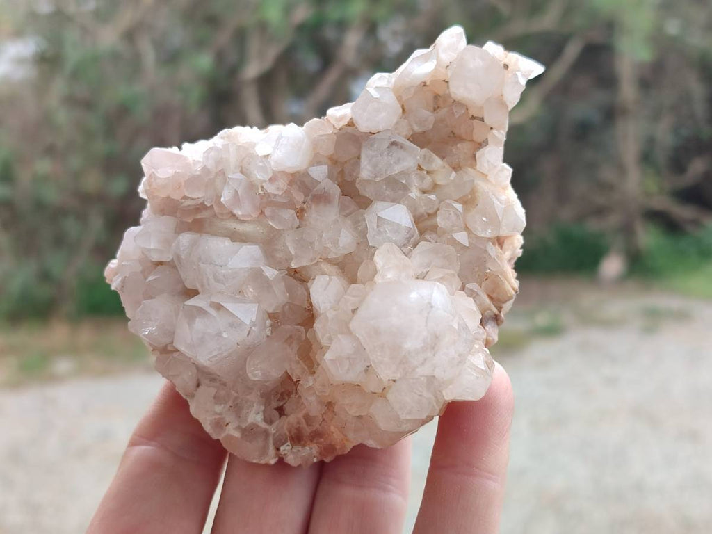 Natural Quartz Clusters x 12 From Madagascar - Toprock Gemstones and Minerals 