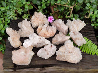 Natural Quartz Clusters x 12 From Madagascar